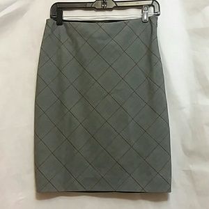 The Limited Glen Plaid Lined Pencil Skirt